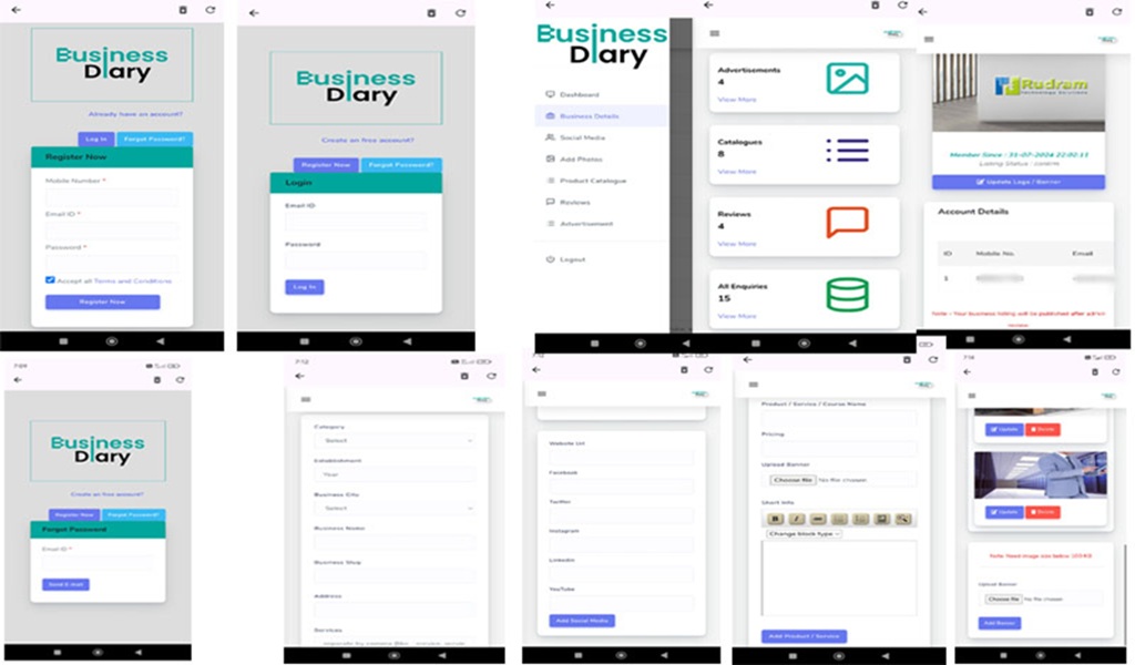 Business Diary - Mobile APP