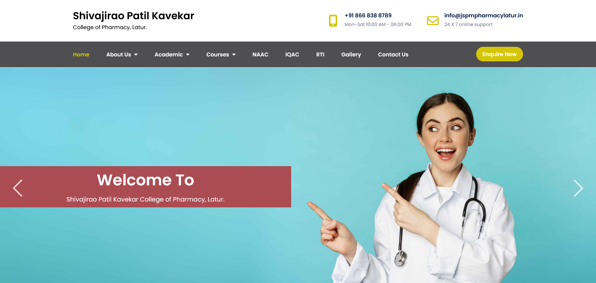 Shivajirao Patil Kavekar College of Pharmacy, Latur.